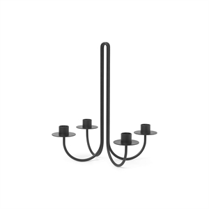 Ferm Living Sway Candlestick Black