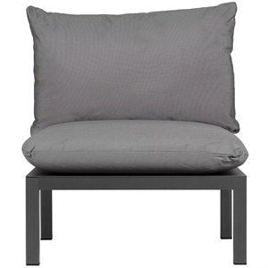 Fiam Domino Cushion & Backrest Anthracite