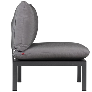 Fiam Domino Metal Part For Backrest/Armrest Anthracite