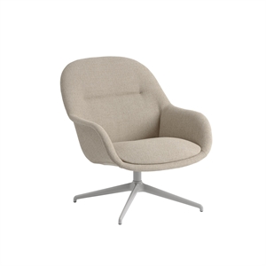 Muuto Fiber Armchair With Swivel Ericture 240/ Gray