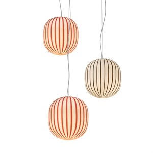 Established & Sons FILIGRANA LIGHT C3A Cluster Pendant Ø60 Multicolored