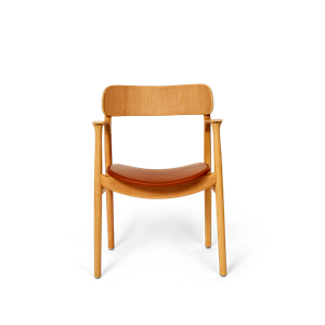 Bent Hansen Asger Dining Chair Upholstered Beech/Ranchero Whiskey