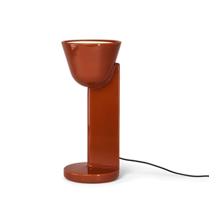 Flos Céramique Up Table Lamp Rust Red