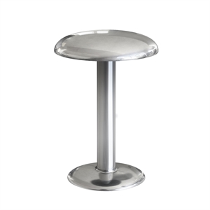 Flos Gustave Portable Table Lamp Polished Silver 3000K