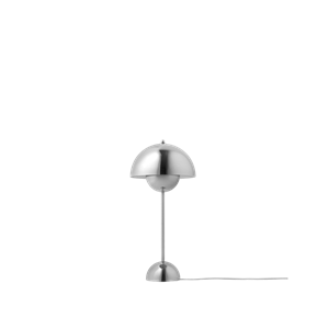&tradition Flowerpot VP3 Table Lamp Polished Steel