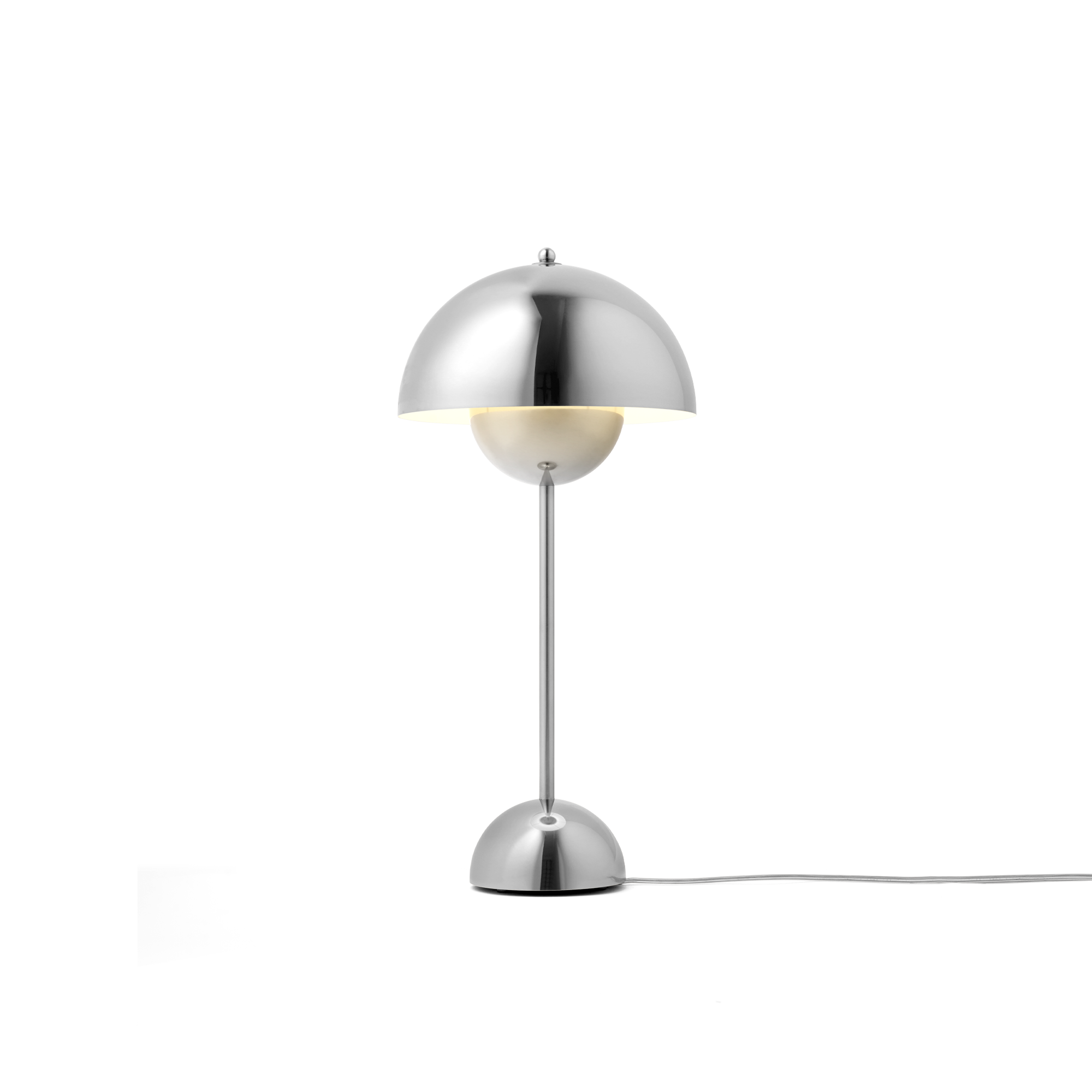 &tradition Flowerpot VP3 Table Lamp Polished Steel