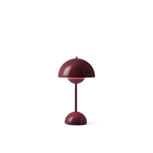 &Tradition Flowerpot VP9 Transportable Table Lamp Dark Plum