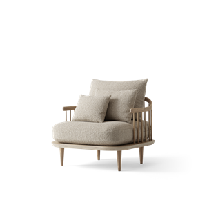 &Tradition Fly Chair SC1 Armchair Karakorum 003/ White Oiled Oak