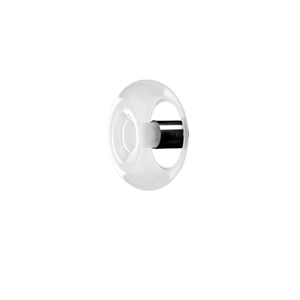 FontanaArte Fontanella Wall lamp Medium Chrome/ Black