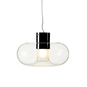 FontanaArte Fontanella Pendant Medium Chrome/ Black