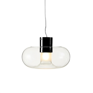 FontanaArte Fontanella Pendant Medium Chrome/ Black