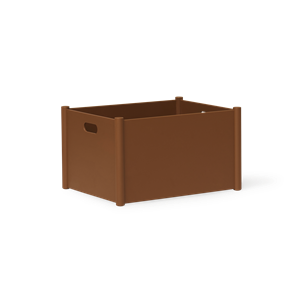 Form & Refine Pillar Storage Box Large Clay Brown