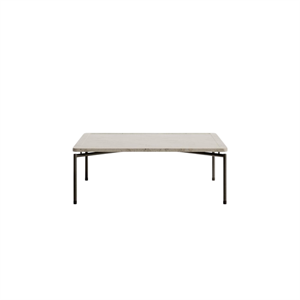 FORMARKIVET Dapple Coffee Table Square Moleanos Limestone