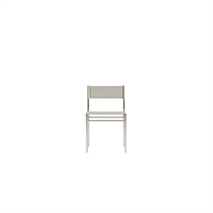 FORMARKIVET Ferra Dining Chair Chrome/ Sevilla Stone Grey