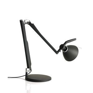 Luceplan Fortebraccio Table Lamp Black without Dimmer