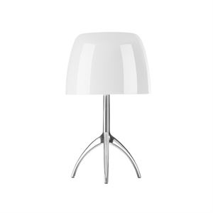 Foscarini Lumiere Table Lamp Piccola White Aluminium w. Dimmer