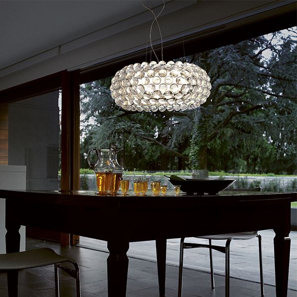 foscarini caboche pendel media transparent