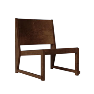 Frama 01 Easy Armchair Dark Brown
