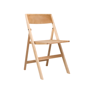 Frama Folding Flat Folding Chair Natural