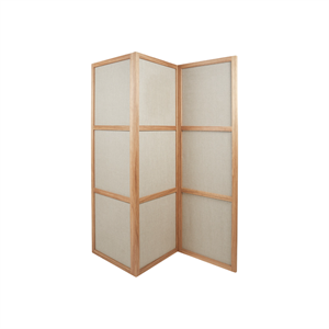 Frama Frame Three Panels Room Divider Natural Oak/Linen