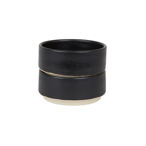 Frama Otto Ceramic Bowl Set of 2 Medium Black
