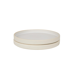 Frama Otto Ceramic Plate Set of 2 Small Natural