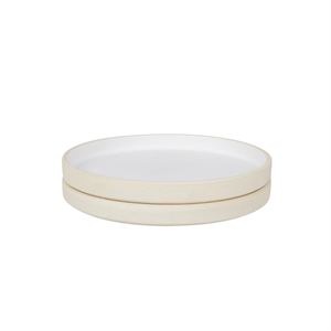 Frama Otto Ceramic Plate Set of 2 Small White