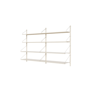 Frama Shelf Library Double Section Shelf 108.4x80 Warm White