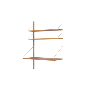Frama Shelf Library Add-On Desk Section Shelf 114.8x80 Natural Oak