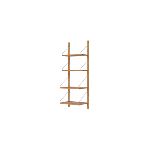 Frama Shelf Library Single Section Bookcase 114.8x40 Natural Oak
