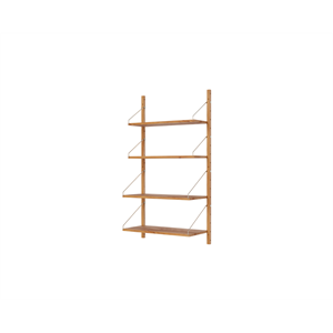 Frama Shelf Library Single Section Bookcase 114.8x60 Natural Oak