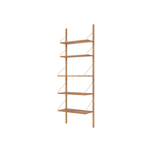Frama Shelf Library Single Section Bookcase 185.2x60 Natural Oak