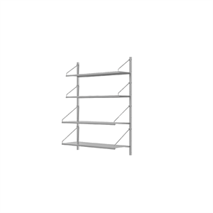 Frama Shelf Library Single Section Shelving Unit 108.4x80 Stainless Steel