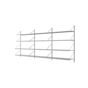 Frama Shelf Library Triple Section Shelving Unit 108.4x80 Stainless Steel
