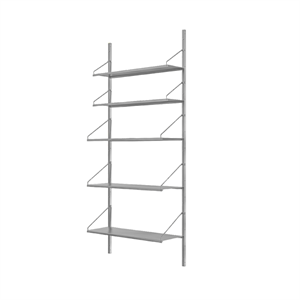 Frama Shelf Library Single Section Shelf 185.2x80 Stainless Steel