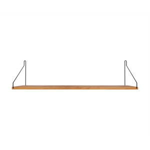 Frama Single Shelf Shelf 20x80 Natural Oak/ Black