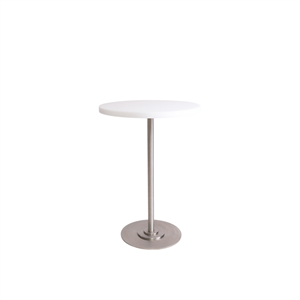 Frama Table 57 Dining Table Ø55 White/Stainless Steel