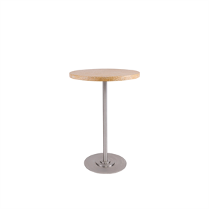 Frama Table 57 Dining Table Ø55 Yellow Limestone/Stainless Steel