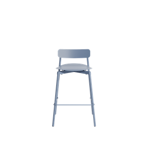 Petite Friture FROMME Bar Stool H65 Pigeon Blue