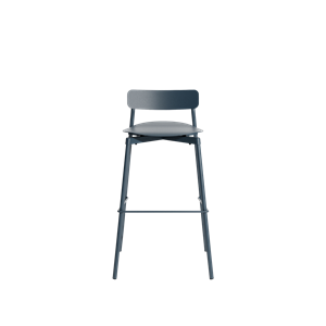 Petite Friture FROMME Bar Stool H75 Gray Blue