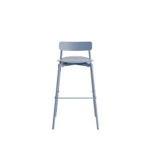 Petite Friture FROMME Bar Stool H75 Pigeon Blue