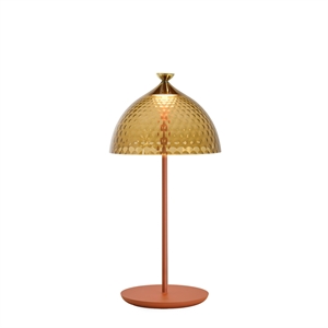 Kartell PUMO Table Lamp Amber/ Brick Red