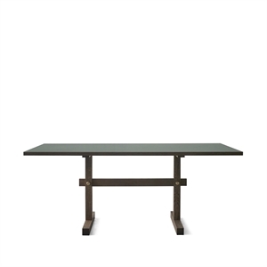 Eberhart Gaspard 180 Dining Table Conifer Linoleum/Dark Oak