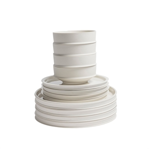 Serax Dune Starter Set Set of 12 Alabaster White
