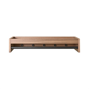 Maze Gentle Coat Hooks Walnut