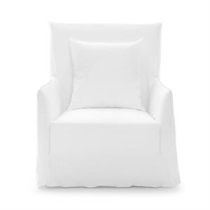 Gervasoni Ghost 04 Armchair Lino Bianco