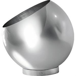 AYTM GLOBE Flowerpot Ø17 Silver