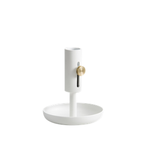 Northern Granny Candlestick H11.5 White