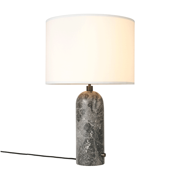 Gubi Gravity Table Lamp Grey Marble White Shade Large Free Gubi Gravity Table Lamp Grey Marble White Shade Large