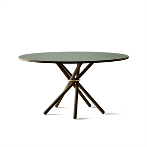 Eberhart Hector 140 Dining Table Conifer Linoleum/Dark Oak